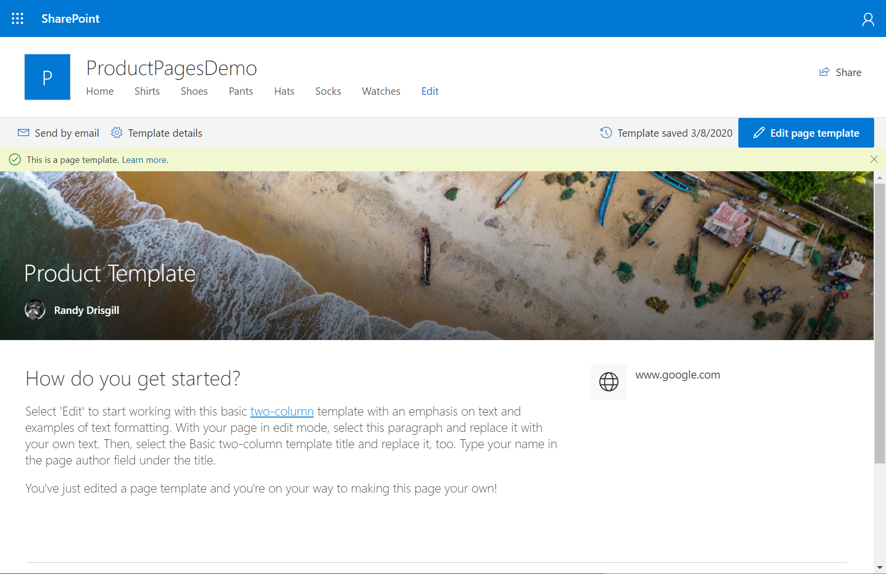PowerShell: Create SharePoint Online pages from a template and add them ...